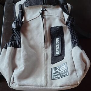K9 Sport Sack Service Dog Backpack - Light Gray